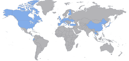 My visited countries